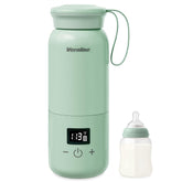 Veroline portable bottle warmer in compact travel design for on-the-go feeding