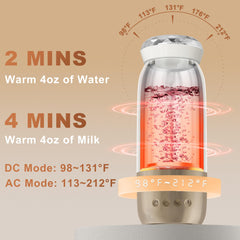 Veroline bottle warmer quick heating in minutes for warm milk on the move