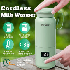 Veroline warmer's temperature control panel shows precise heat levels clearly