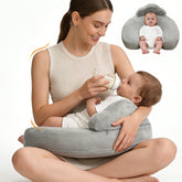 VerveBaby nursing pillow with safety fence for steadier feeding
