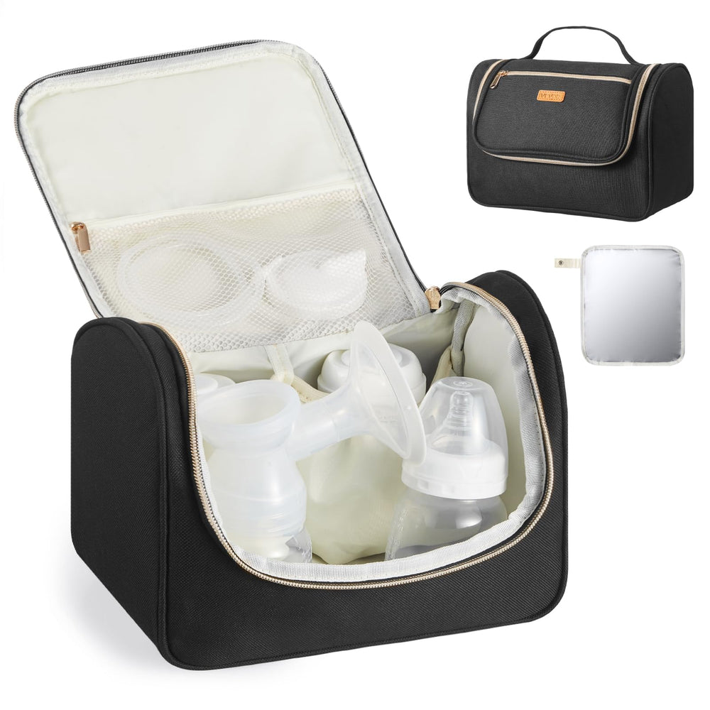 VEVOR wearable breast pump bag in black designed for M5 M6 pumps on the go