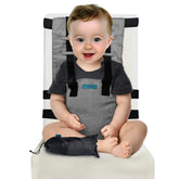 Vevoza compact travel high chair folded for easy portability