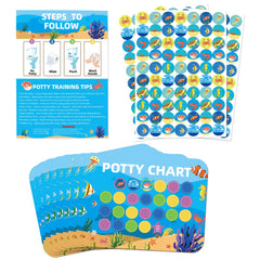 Vexorith Potty Chart Space theme helps toddlers aim with galaxy visuals.