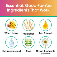 vH essentials odor-control feature close-up for lasting confidence.