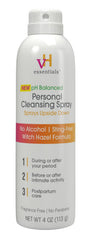 vH essentials Personal Cleansing Spray bottle for gentle intimate cleansing