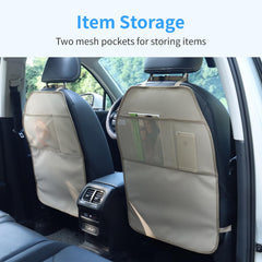 Viaviat back seat protector measures 18x27 inches for extensive coverage