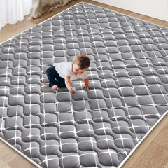 Vibe Bear Baby Play Mat foam close-up showing cushioning for playtime