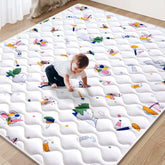 Vibe Bear Baby Play Mat with soft-foam padding for gentle tummy time