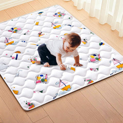Vibe Bear high-density foam play mat with non-slip back for safer floor play.