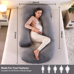 Victostar 57-inch full body pillow supports full-body alignment