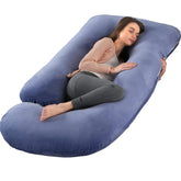Victostar pregnancy pillow full-body support for back and hips during sleep.