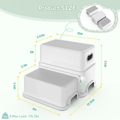 Victostar anti-slip surface keeps the stool steady on wet bathroom floors