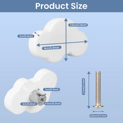 VIDELLY 8-piece soft rubber knob for children's drawers.
