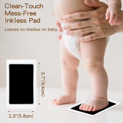 VidwanHome baby footprint printed with inkless pad for newborn memory