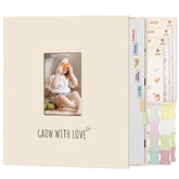 Vienrose Baby Photo Album cover window for a personalized front image