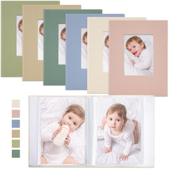 Vienrose Morandi fabric cover album with soft tones, ideal for baby memories.