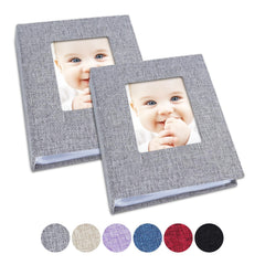 Vienrose small photo album with window cover showcases memories safely