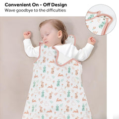 VigorSpring 4-season wearable blanket on baby for year-round warmth and comfort