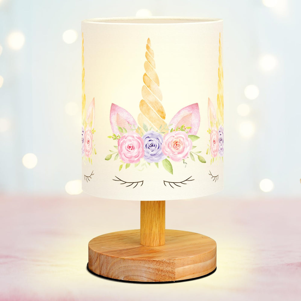 VIHOSE unicorn kids table lamp base offers sturdy iron support for stable bedside lighting