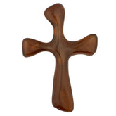 Village Gift Importers One Day at a Time handheld cross in hand for quiet prayer