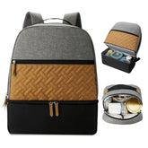Village of Many Baby Diaper Bag Backpack insulated bottle pocket keeps milk at the right temperature.