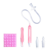 VIMAZ pink nasal aspirator in packaging, compact and travel-ready.