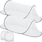 Vincreem two-pcs mosquito net bundle provides backup indoor or outdoor protection.