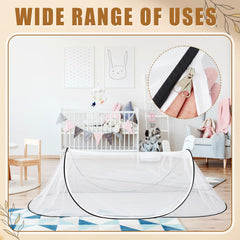 Vincreem zippered enclosed-design keeps insects out while resting.