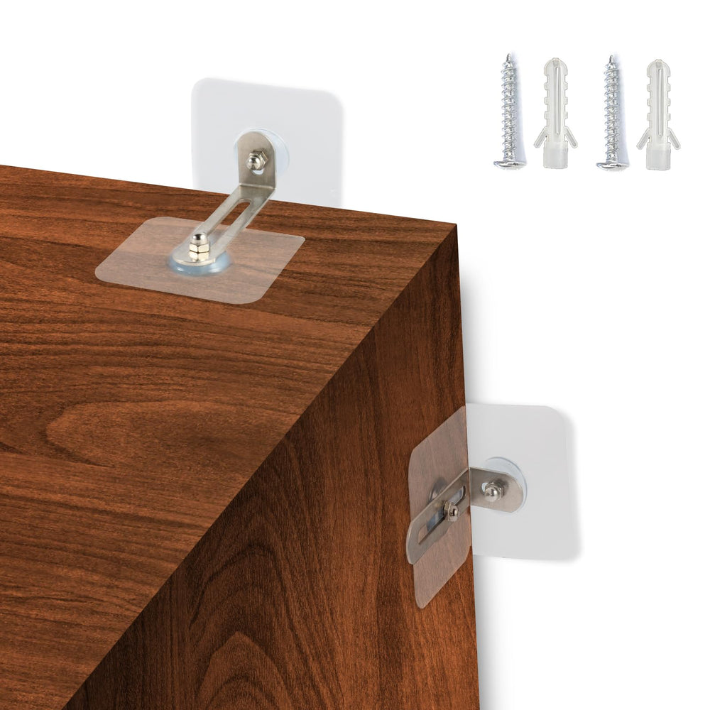 Vinkqiado adhesive wall anchor pack showing ten pairs for safer furniture use