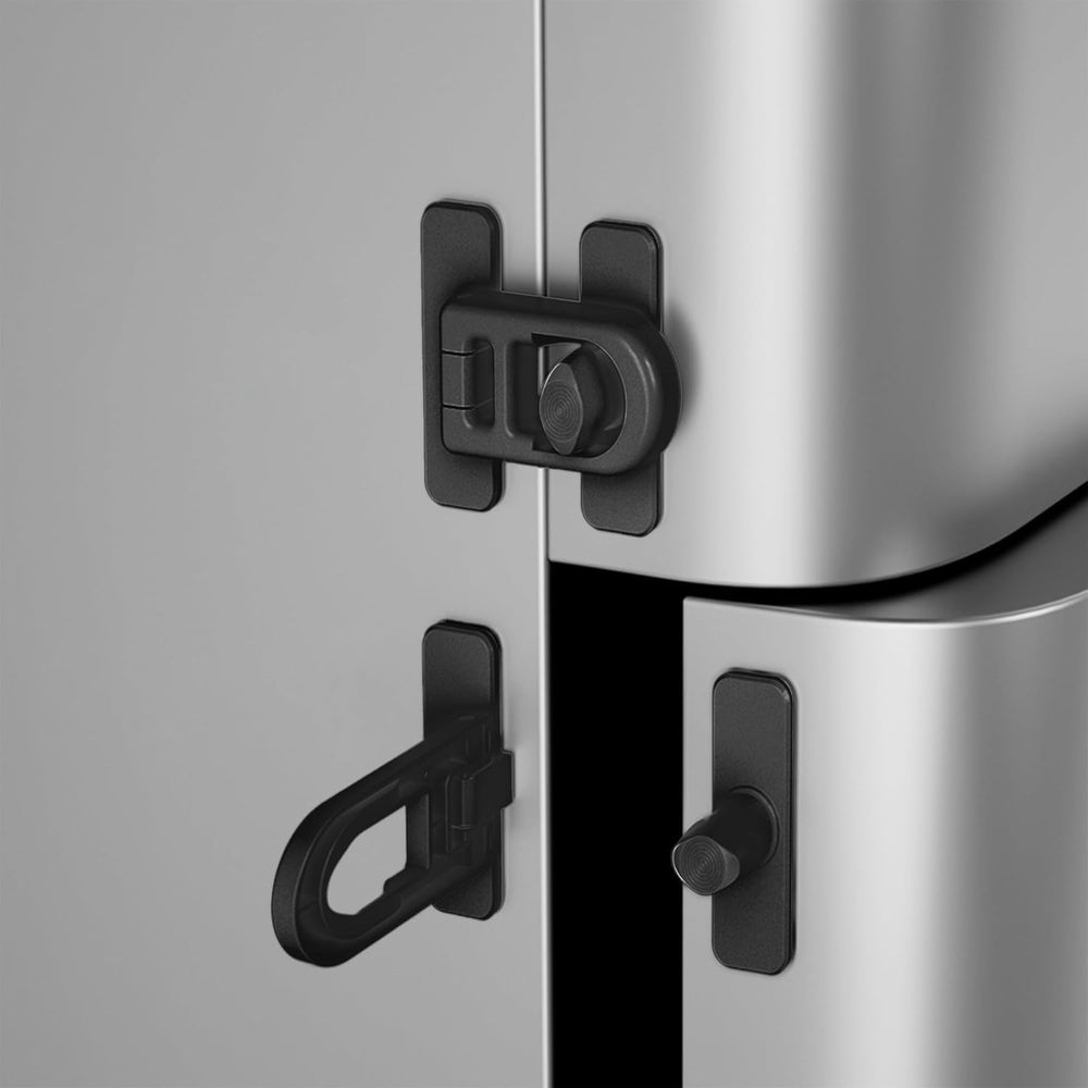 Vipdrive 2-pack fridge lock secures doors to keep curious kids safe.