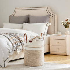 VIPOSCO 53L basket ideal for blankets and towels in bedrooms or laundry areas.