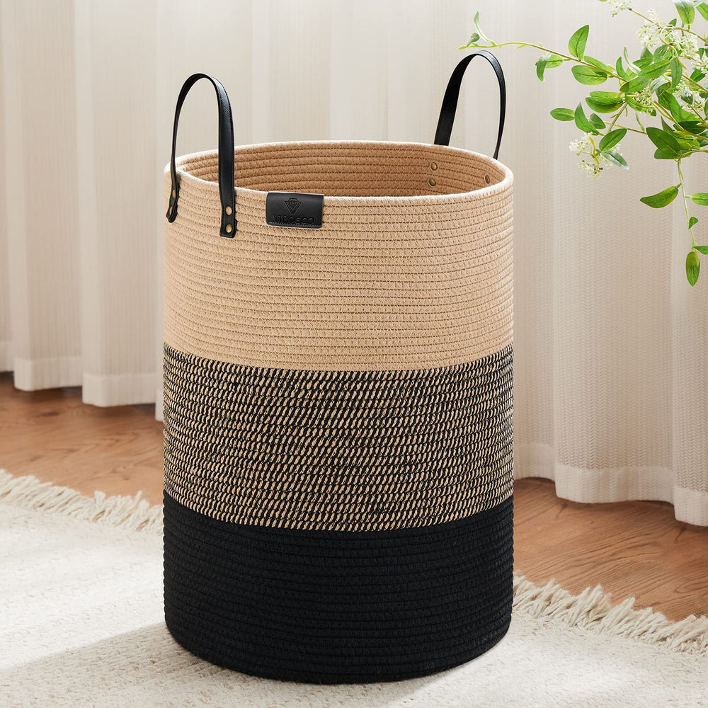 VIPOSCO tall laundry basket 72L for spacious family laundry organization