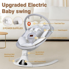 Viriwebaby baby swings with 5-speed options for personalized comfort.
