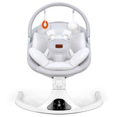 Viriwebaby baby swing with remote control for easy soothing and supervision.