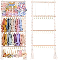 VISATOR headband holder wall rack keeps bows organized and accessible for quick styling