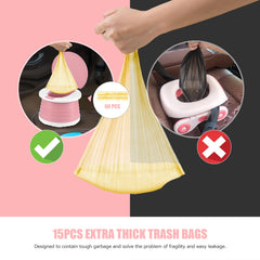 Visator toddler potty seat pink designed for car trips and camping.
