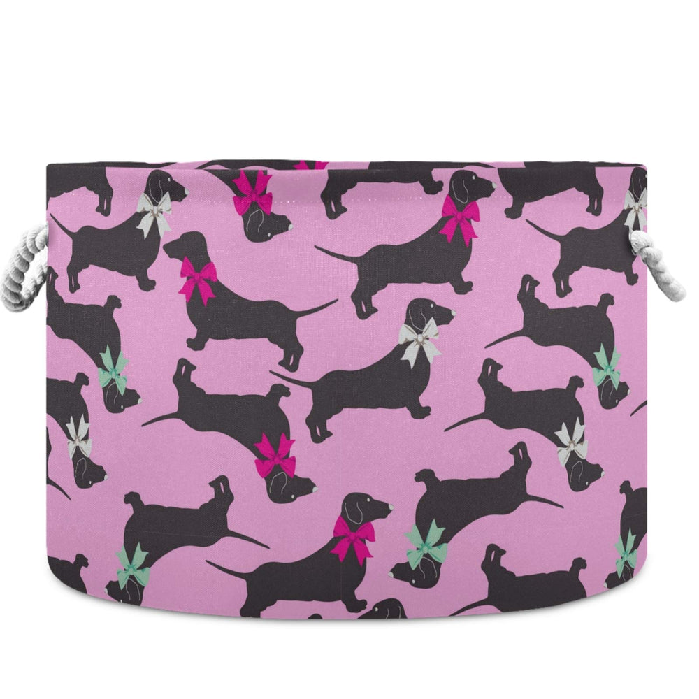 Visesunny collapsible large-capacity basket for blankets and toys, stylish and sturdy.