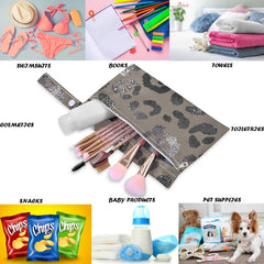 Large visesunny wet bag with clip-on stroller attachment for easy reach.