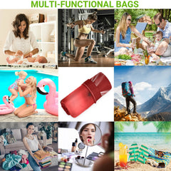 Visesunny Love Heart wet bag shows water-resistant polyester fabric for durability
