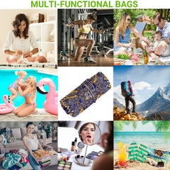 Visesunny small wet bag holds essentials like toiletries and spare outfits.