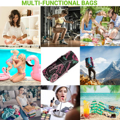 Visesunny small wet bag ideal for toiletries and cosmetics on the go.