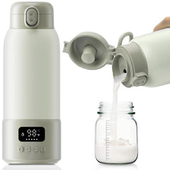 Visnok portable milk warmer shows precise temperature control for exact feeding temps.