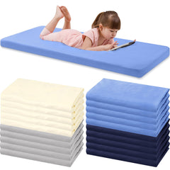 VitalCozy 20-pcs fitted crib sheets bundle for easy daycare swaps.