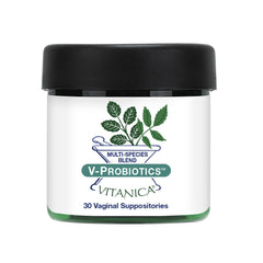 Vitanica V-Probiotics box branding for women's vaginal health