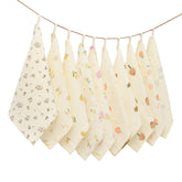 VIVANA soft-muslin-12x12 washcloths providing gentle care for newborn skin