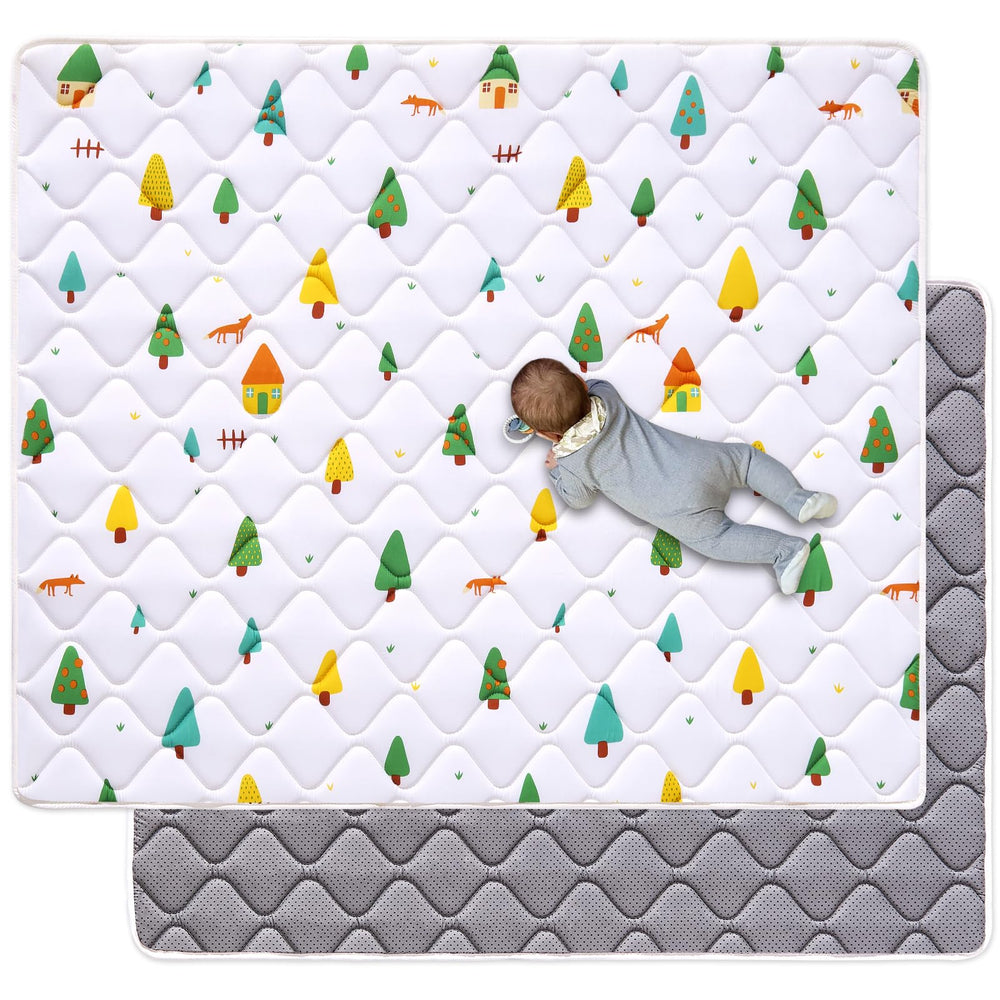 VIVIDVIBEBEARPAS foam-mat-closeup-texture shows a soft, inviting surface for babies.