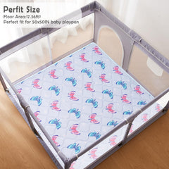 Viviland Baby Play Mat soft cushioning enhances comfort during tummy time