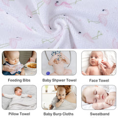 Viviland washcloths made of soft rayon fibers gentle on sensitive skin