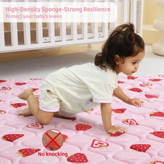 Viviland non-slip back keeps the mat steady on hard floors.