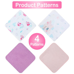 Viviland washcloths showing neutral patterns for versatile care.
